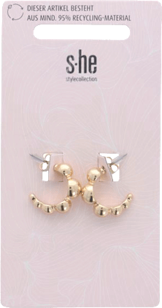 Creolen Ohrstecker Kugel-Design s-he stylecollection