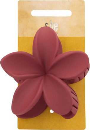 Haarklammer Baliblume rostrot s-he stylecollection