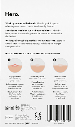 Anti Pickel Patches Mighty Patch The Original Hero.