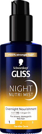 NIGHT NUTRI MIST noćni tretman za kosu Schwarzkopf GLISS