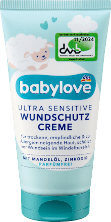 Zaščitna krema z mandljevim oljem in cinkovim oksidom ULTRA SENSITIVE babylove