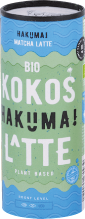 Bio Rastlinný ovsený nápoj Matcha Kokos Latte  HAKUMA