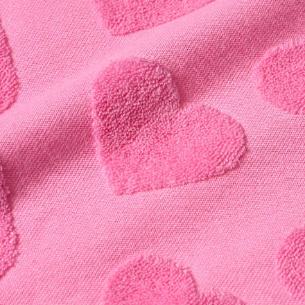 Schlafanzug aus Frottee mit Herz-Muster, rosa, Gr. 92 ALANA