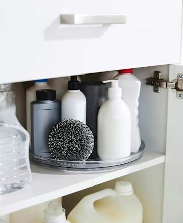 Küchenorganisation Drehteller, transparent (29x3,2 cm) rotho