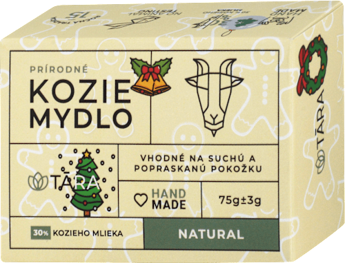 Prírodné kozie mydlo Natural TĀRA