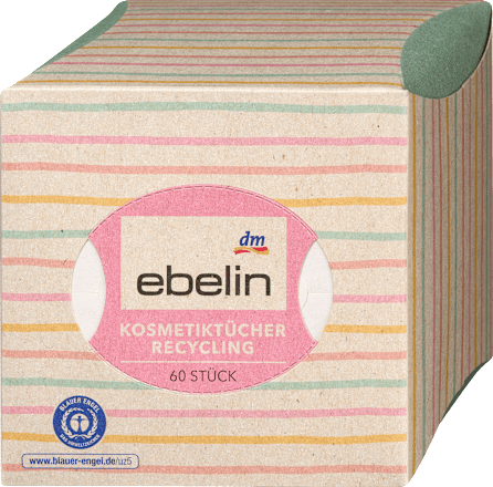 Кутия за козметични кърпички, различни цветове/мотиви ebelin