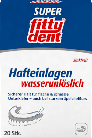Hafteinlagen Wasserunlöslich fittydent
