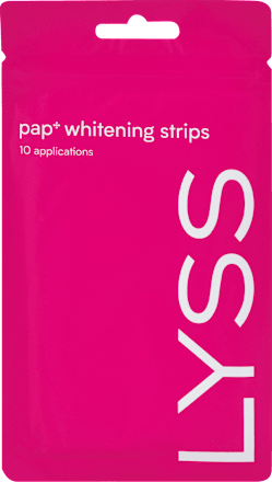 Bieliace pásiky na zuby PAP+  LYSS