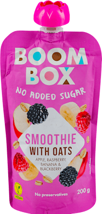 SMOOTHIE ovas, jabuka, malina, kupina  BOOM BOX