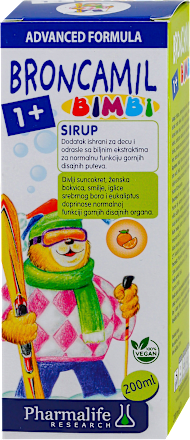 BRONCAMIL BIMBI sirup za decu 1+god., dodatak ishrani Pharmalife
