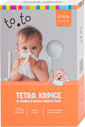 Tetra krpice za umivanje in brisanje obraza in telesa to.to