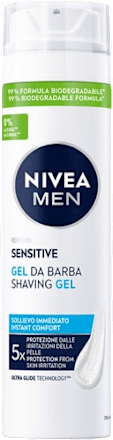 Gel per rasatura sensitive NIVEA MEN