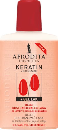 Oljni odstranjevalec laka za nohte KERATIN AFRODITA