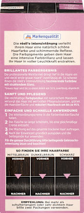 barva na vlasy Intensiv Tönung, 2.0 černá réell‘e