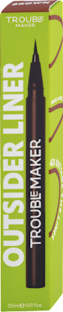 Tekutá očná linka Outsider - Brown TROUBLE MAKER
