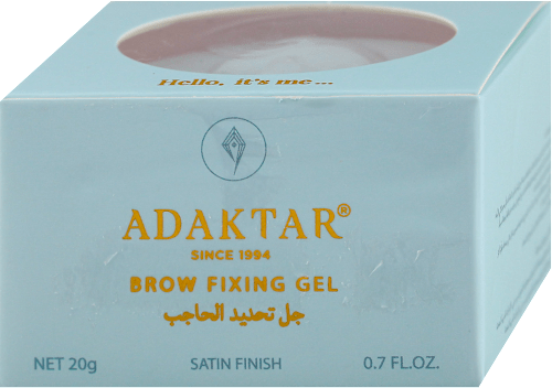 Hello it's me... gel za fiksiranje obrva - satin finish ADAKTAR®