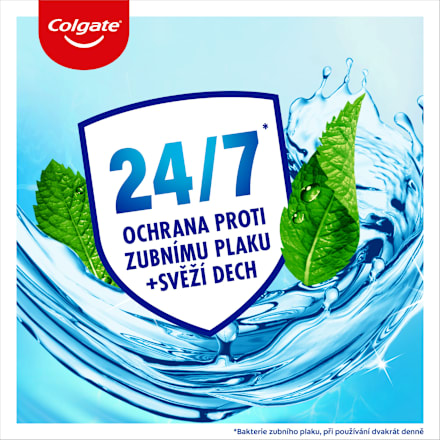 ústní voda bez alkoholu Plax Cool Mint Colgate
