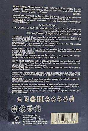 Turathi Blue Woda perfumowana męska AFNAN