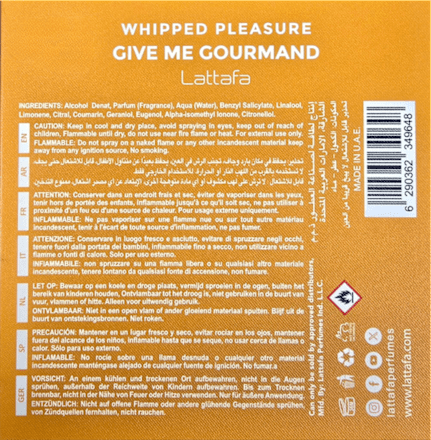 Give Me Gourmand Whipped Pleasure Woda perfumowana damska Lattafa