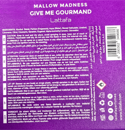 Give Me Gourmand Mallow Madness Woda perfumowana damska Lattafa