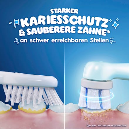 Aufsteckbürsten iO Sanfte Reinigung Kinder Stitch, ab 6 Jahren Oral-B
