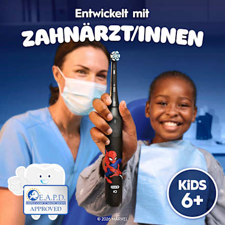 Aufsteckbürsten iO Sanfte Reinigung Kinder Spiderman, ab 6 Jahren Oral-B
