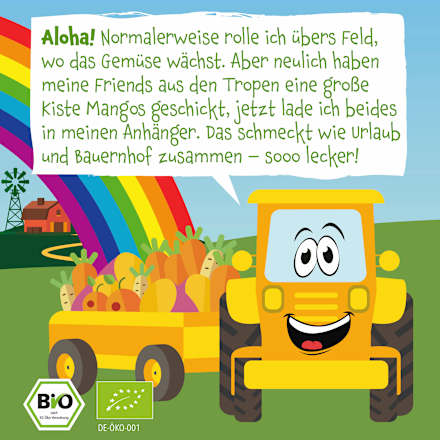 Quetschie Karotte, Süßkartoffel, Mango & Pastinake ab 6 Monaten pumpkin organics