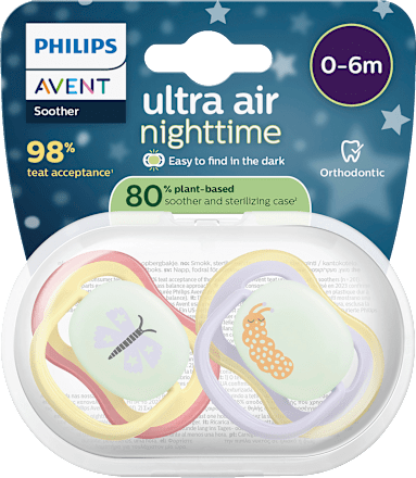 Schnuller ultra air Nightime 0-6 Monate sortiert PHILIPS AVENT