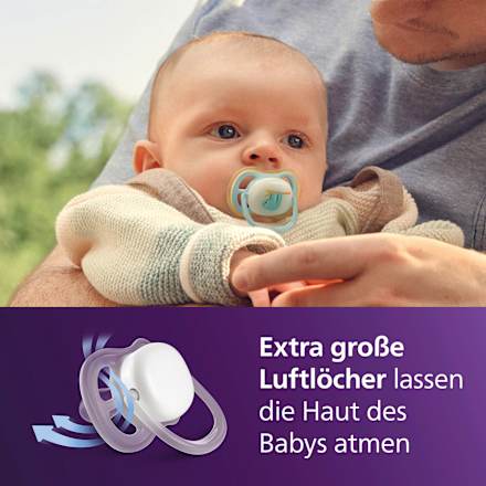 Schnuller ultra air Nightime 0-6 Monate sortiert PHILIPS AVENT