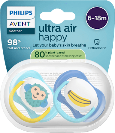 Schnuller ultra air Happy rosa 6-18 Monate PHILIPS AVENT