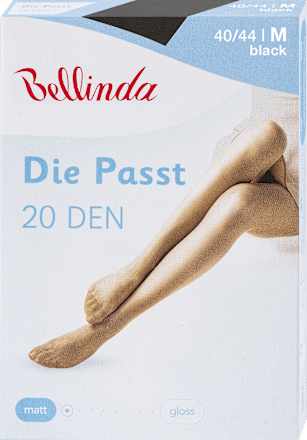 punčochové kalhoty DIE PASST, velikost 44, černé Bellinda