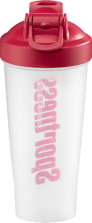 Shaker boca -  Cherry Red, 600 ml Sportness