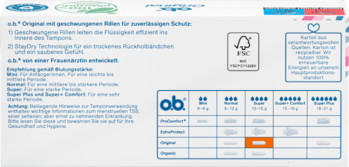 Tampons Original Super o.b.
