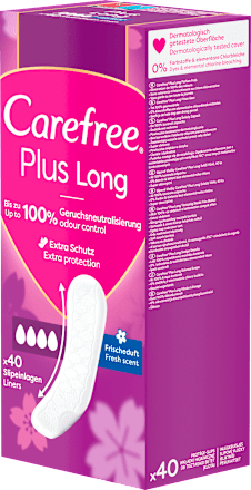 Slipeinlagen Plus Long Frischeduft Carefree