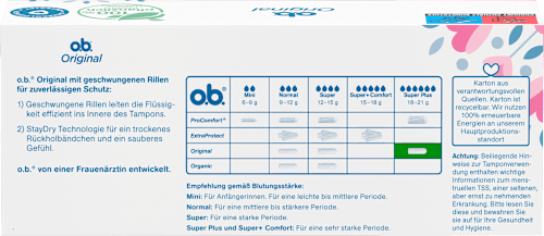 Tampons Original Super Plus o.b.