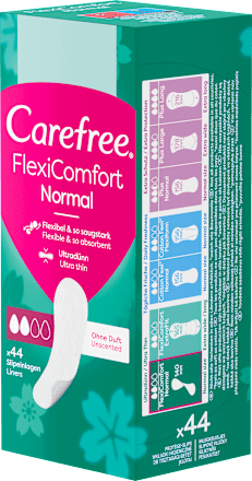 Slipeinlagen Flexicomfort Normal Carefree
