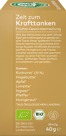 Kurkuma & Kraft Bio-Früchtetee LEBENSBAUM