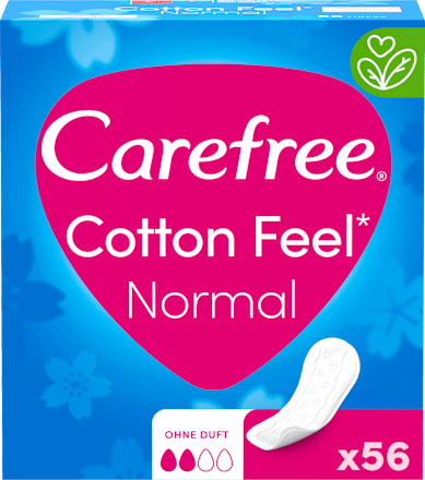 Slipeinlagen Cotton Feel Normal ohne Duft Carefree