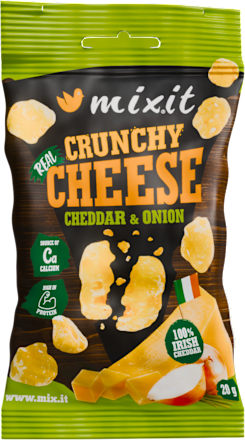 křupavý sýr Irský cheddar & cibule mixit