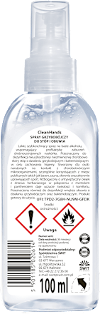 Spray grzybobójczy do stóp i obuwia CleanHands