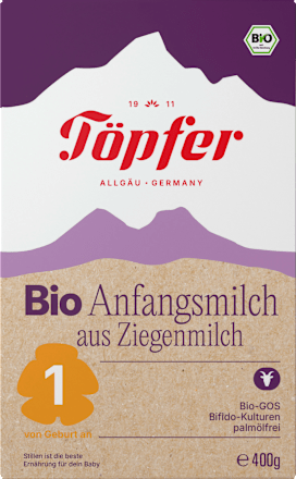 Anfangsmilch 1 aus Ziegenmilch von Geburt an Töpfer