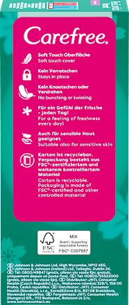 Slipeinlagen Flexicomfort Normal Carefree