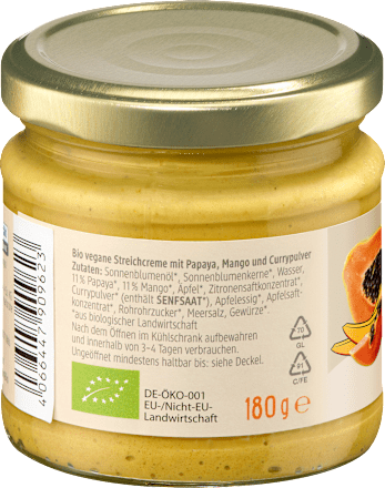 pomazánka kari, papája a mango dmBio