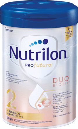 pokračovací mléčná kojenecká výživa 2 Profutura Duobiotik 6m Nutrilon