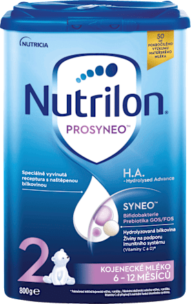pokračovací mléčná kojenecká výživa 2 HA Prosenyo 6m Nutrilon
