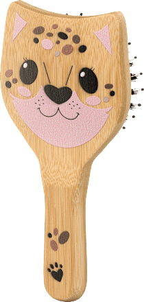 Perie de păr pentru copii din bambus cu peri micști ebelin