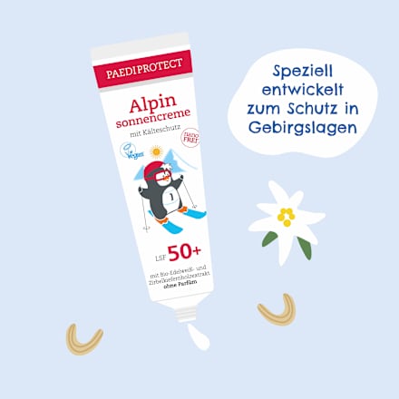 Sonnencreme alpin mit Kälteschutz LSF 50+ PAEDIPROTECT
