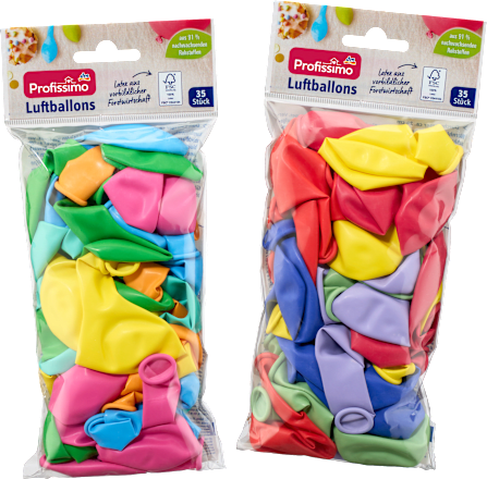 Luftballons bunt sortiert Profissimo