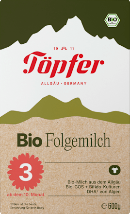 Folgemilch 3 ab dem 10. Monat Töpfer