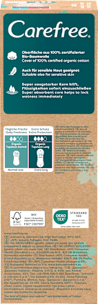 Slipeinlagen Organic Cotton Long Carefree